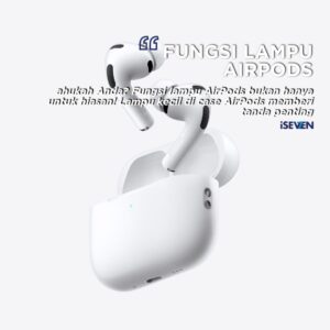 fungsi lampu airpods