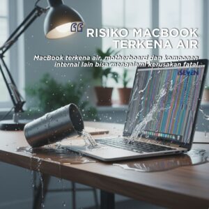 Risiko fatal saat macbook kena air