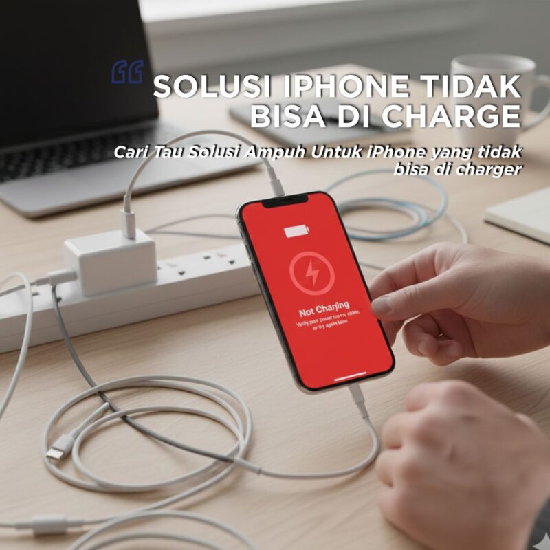 Solusi iphone tidak bisa di charger