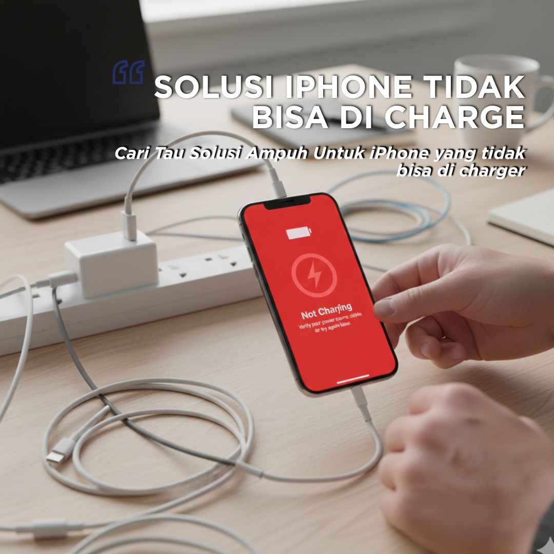 Solusi iphone tidak bisa di charger