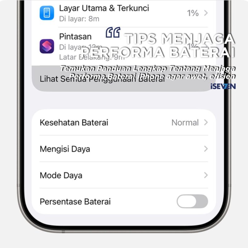 7 Alasan Penting Menjaga Performa Baterai iPhone Agar Tetap Optimal (Panduan Lengkap 2025)