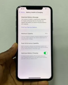battery health iphone