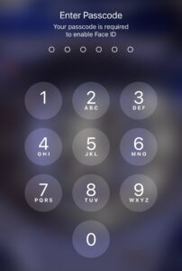 lupa passcode iPhone