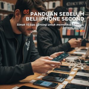 Perhatikan ini sebelum membeli iphone second