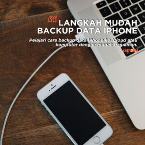 cara backup data iPhone