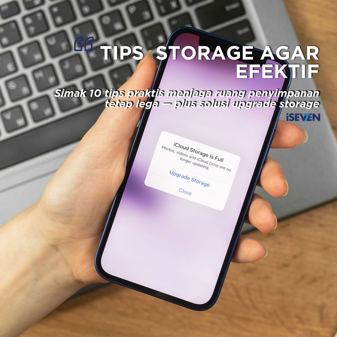 TIps menyimpan storage iphone agar tidak cepat penuh
