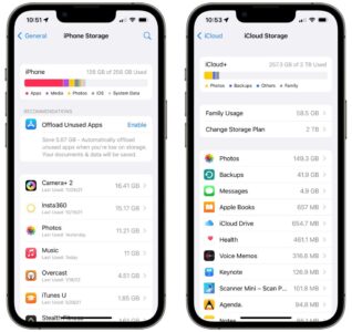 Upgrade Storage iPhone