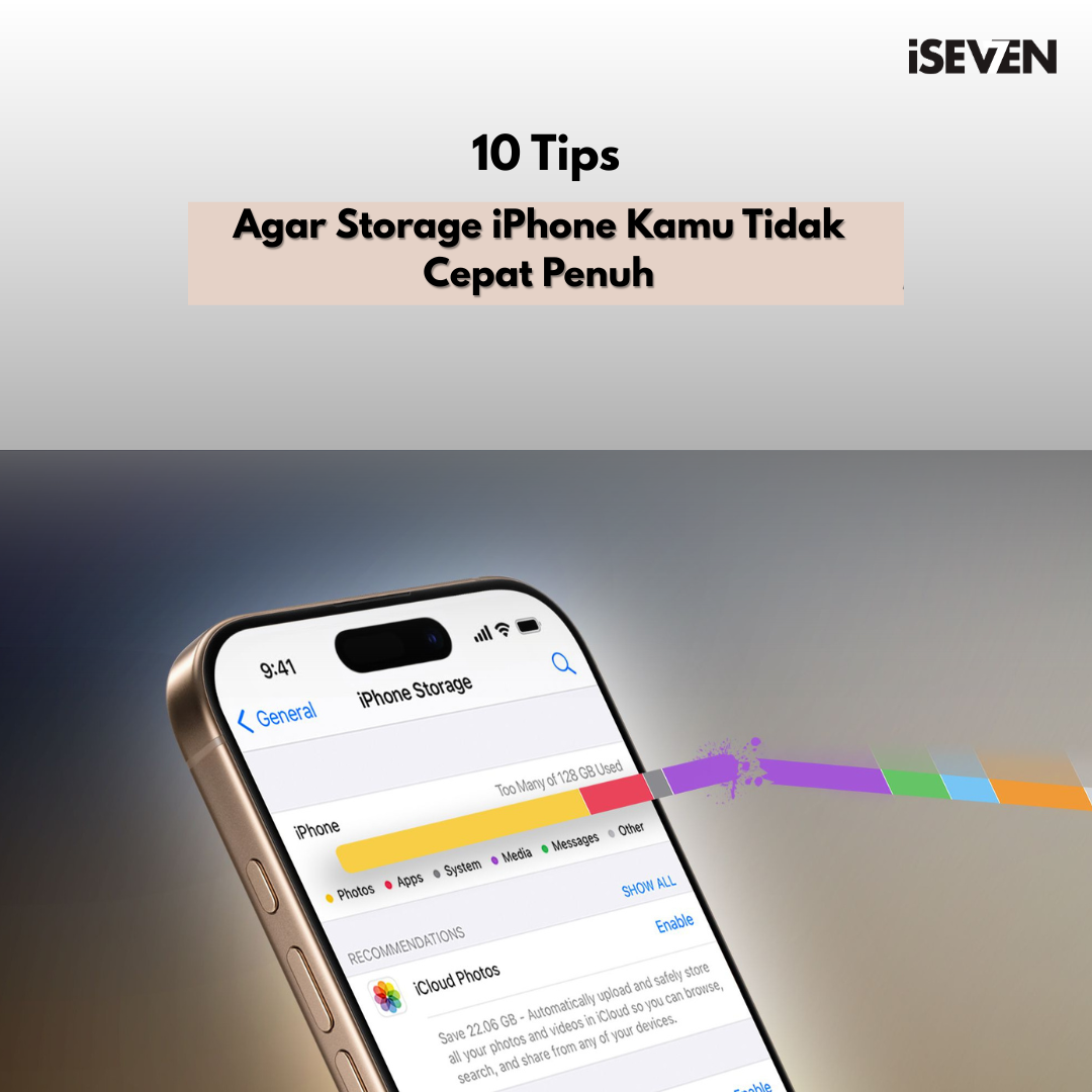 Storage iPhone cepat penuh