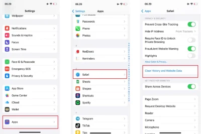 Hapus Cache dan Data Sementara