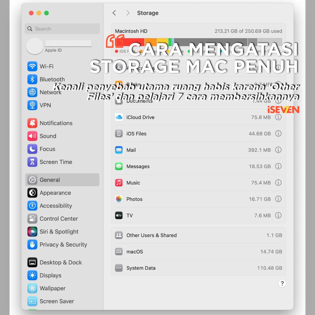 Kenali penyebab utama ruang habis karena ‘Other Files’ dan pelajari 7 cara membersihkannya