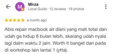 testimoni iseven service