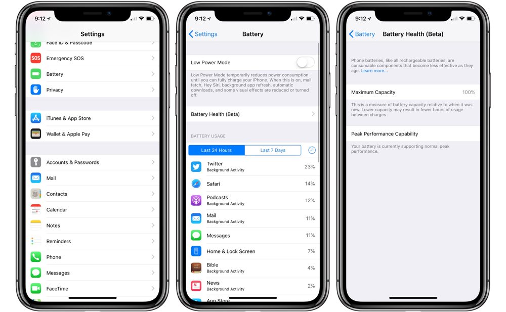 battery health