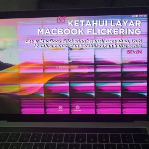layar macbook flickering