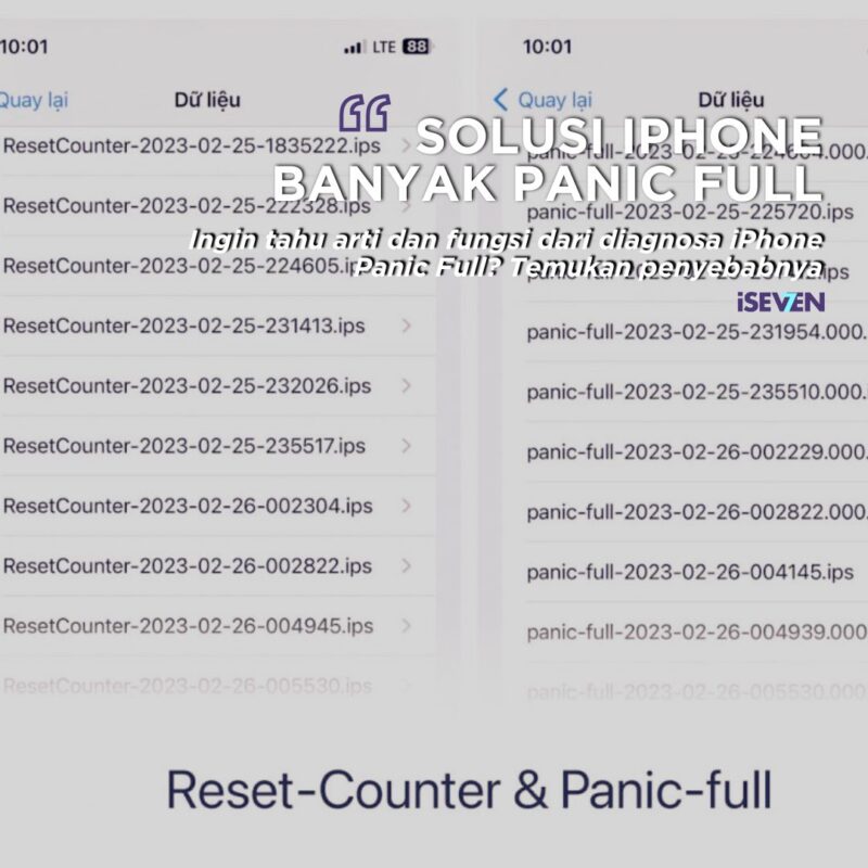 Cara Mendiagnosa iPhone Panic Full: Fungsi, Penyebab, dan Solusi Lengkap di iSeven Service [Panduan di 2025]