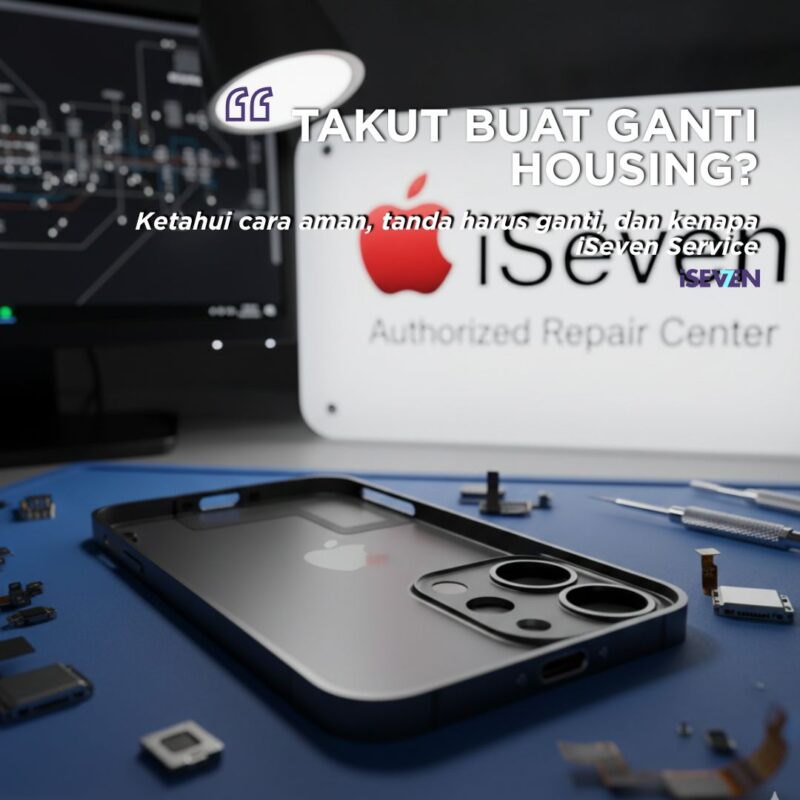 Ganti Housing iPhone Baret atau Penyok Tanpa Ganggu Fungsi Kamera (Panduan Lengkap 2025)