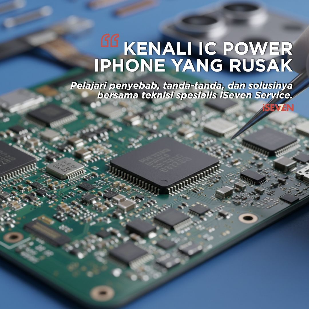 Kenali Tanda-Tanda IC Power Rusak di iPhone atau MacBook (Panduan Lengkap 2025)