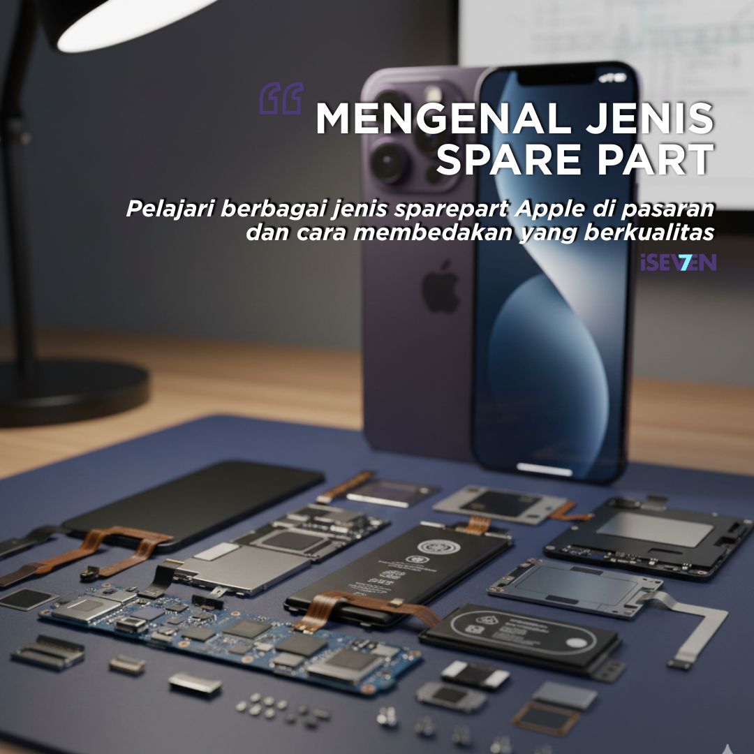 Mengenal Jenis Sparepart Apple di Pasaran & Cara Membedakan yang Berkualitas (Panduan Lengkap 2025)