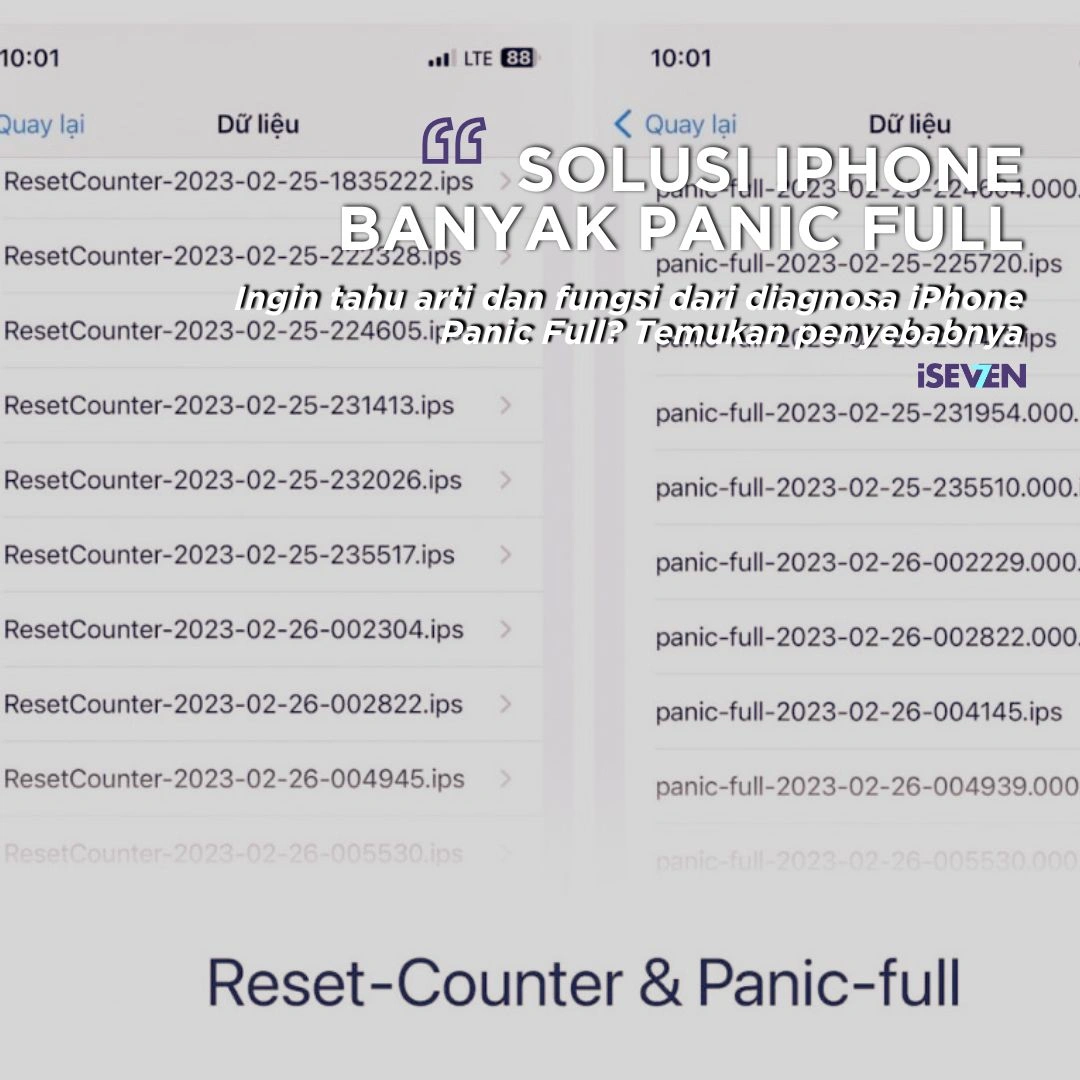 Cara Mendiagnosa iPhone Panic Full: Fungsi, Penyebab, dan Solusi Lengkap di iSeven Service [Panduan di 2025]