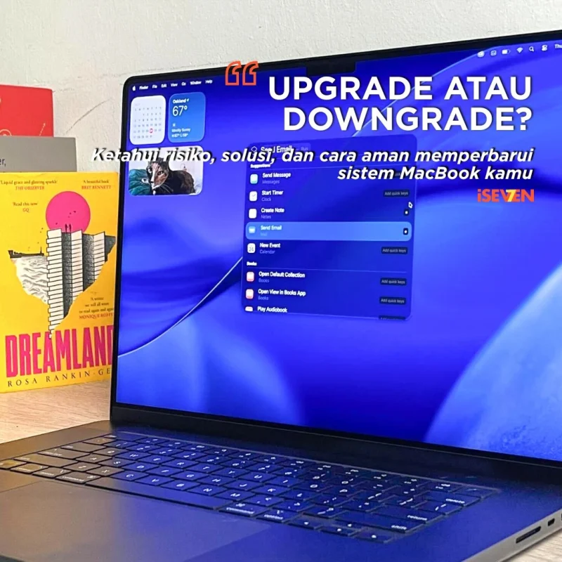 update atau downgrade macos