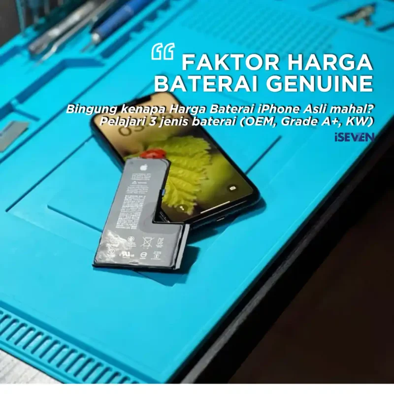 TERUNGKAP! 7 FAKTOR Kenapa Harga Baterai iPhone Asli Beda JAUH (dan Bahaya Baterai Murahan)