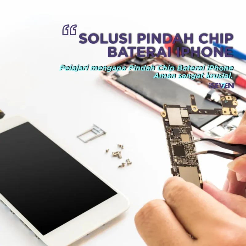 WAJIB TAHU! 5 BAHAYA & Solusi Pindah Chip Baterai iPhone Aman agar Battery Health 100% Kembali