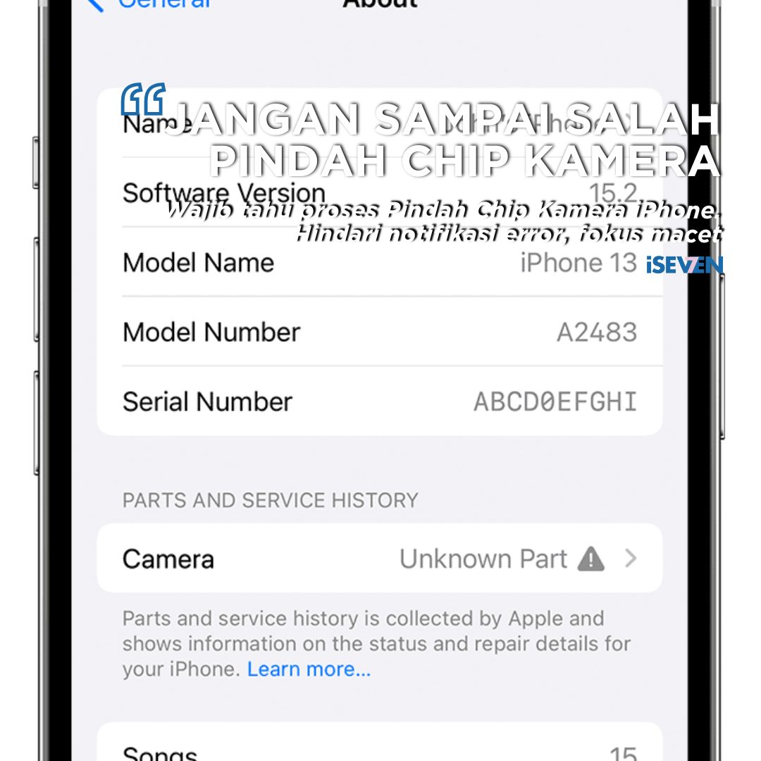 WASPADA! 6 RISIKO Fatal Jika Salah Pindah Chip Kamera iPhone (Seri 13 ke Atas) & Solusi AMAN 6 Bulan Garansi!