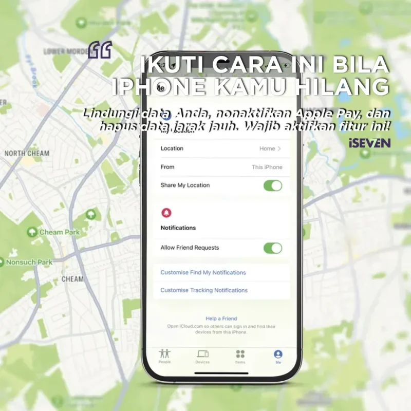 PANIK HILANG IPHONE? 6 Langkah Cepat Cara Mengunci iPhone yang Hilang & Melacaknya dengan Fitur Find My