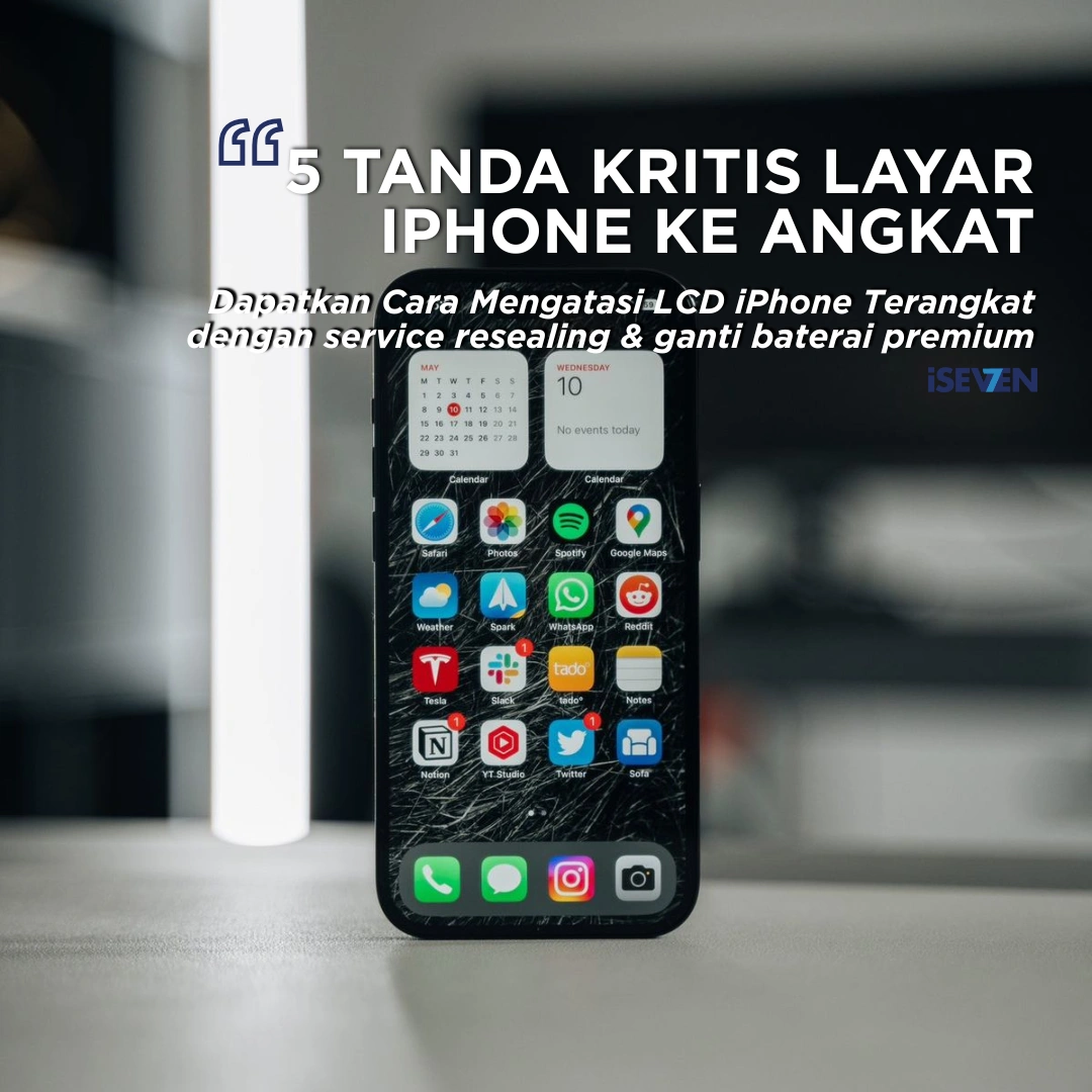 BAHAYA! 5 Tanda Kritis LCD iPhone Terangkat, Risiko Ledakan Baterai & Solusi Perbaikan Cepat 30 Menit