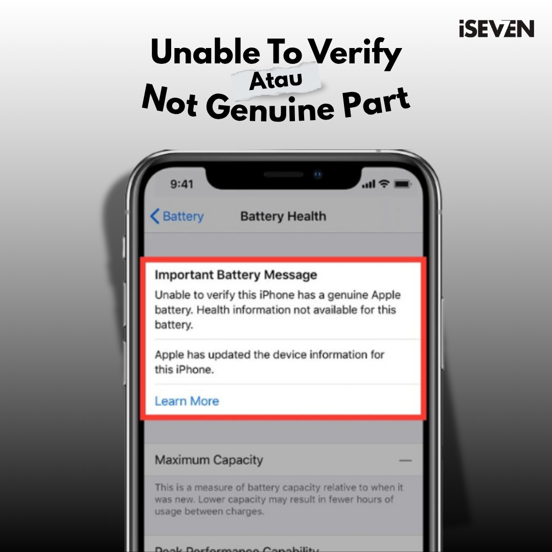 7 Solusi Ampuh Mengatasi Masalah "Not Genuine Part" Setelah Ganti Baterai atau Layar