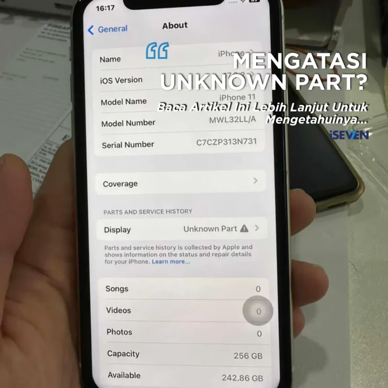 mengatasi masalah unknown part