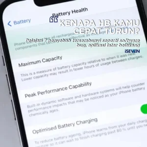 Kenapa baterai iphone kamu cepat turun