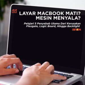 layar macbook mati