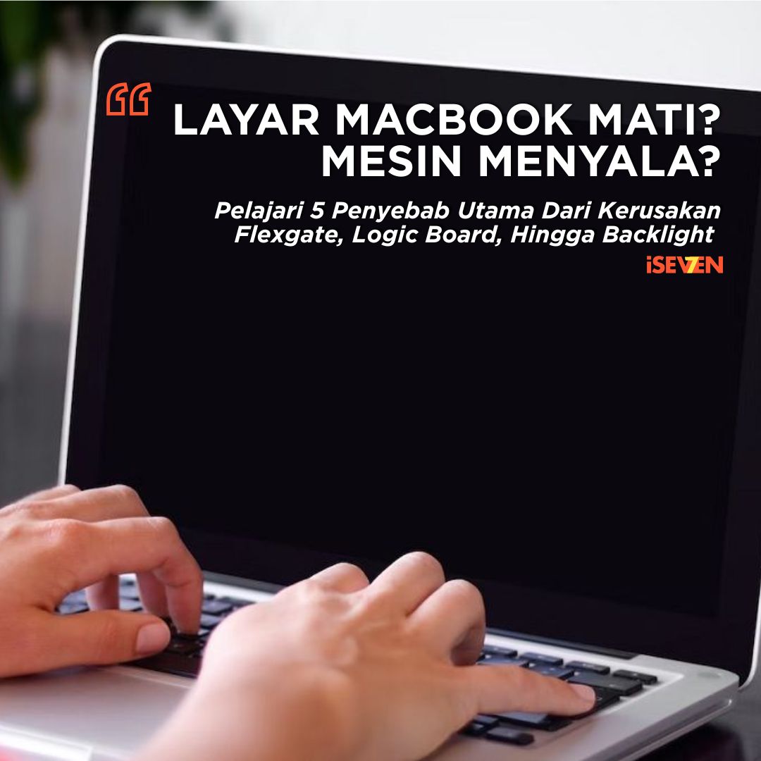 layar macbook mati