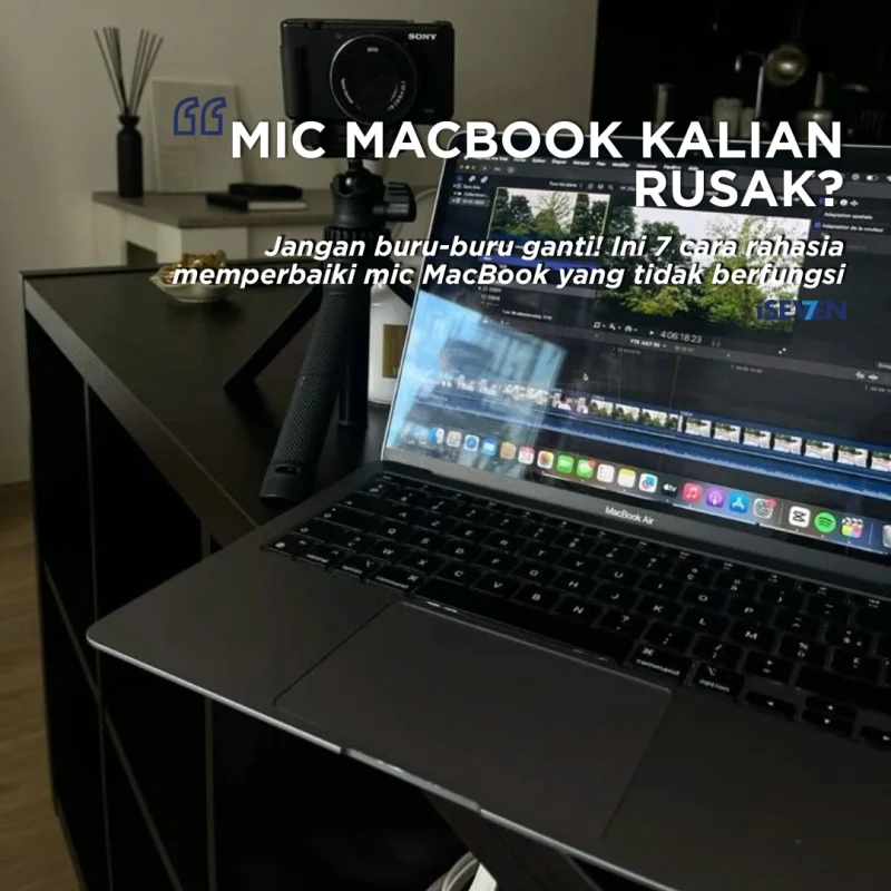 mic macbook rusak