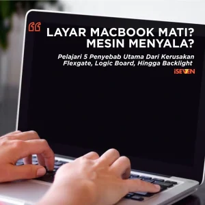 layar macbook mati