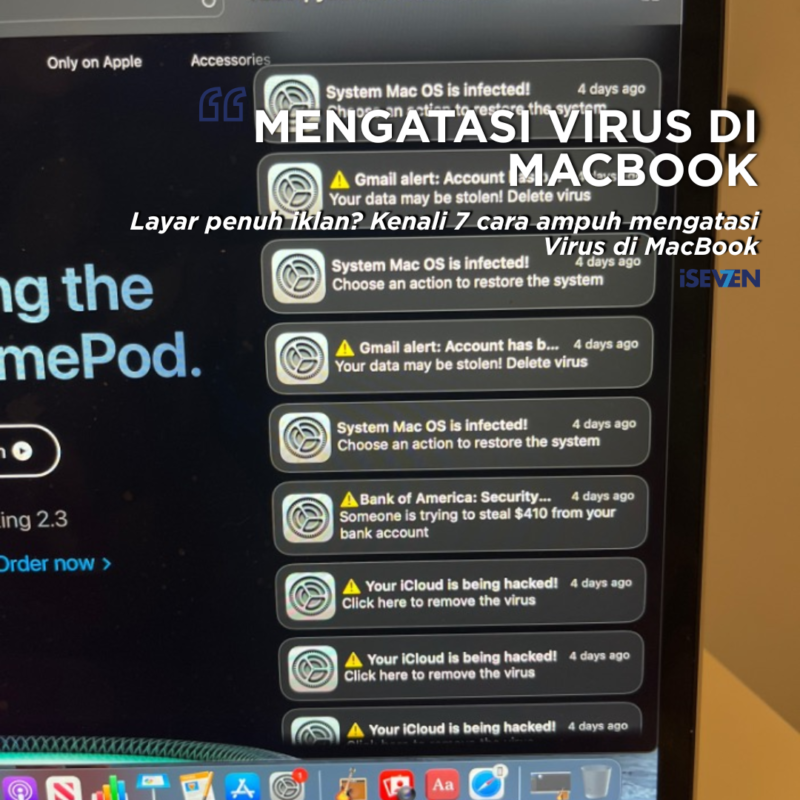 menhilangkan virus di macbook