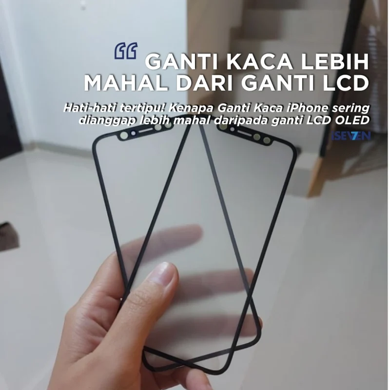 ganti kaca iPhone