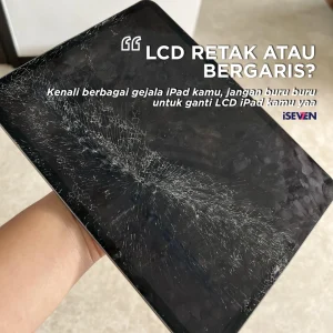 service lcd ipad yang retak