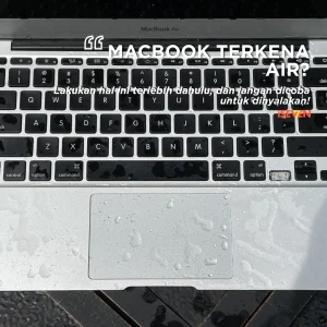 macbook terkena air