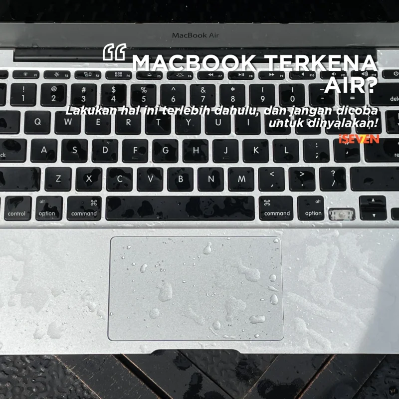 macbook terkena air