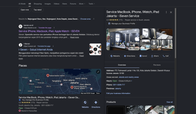 Rating iSeven di Google Maps