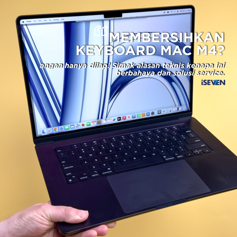 5 Alasan Kenapa Keyboard MacBook M4 Ketumpahan Air Gula Tidak Bisa Hanya Dibersihkan!