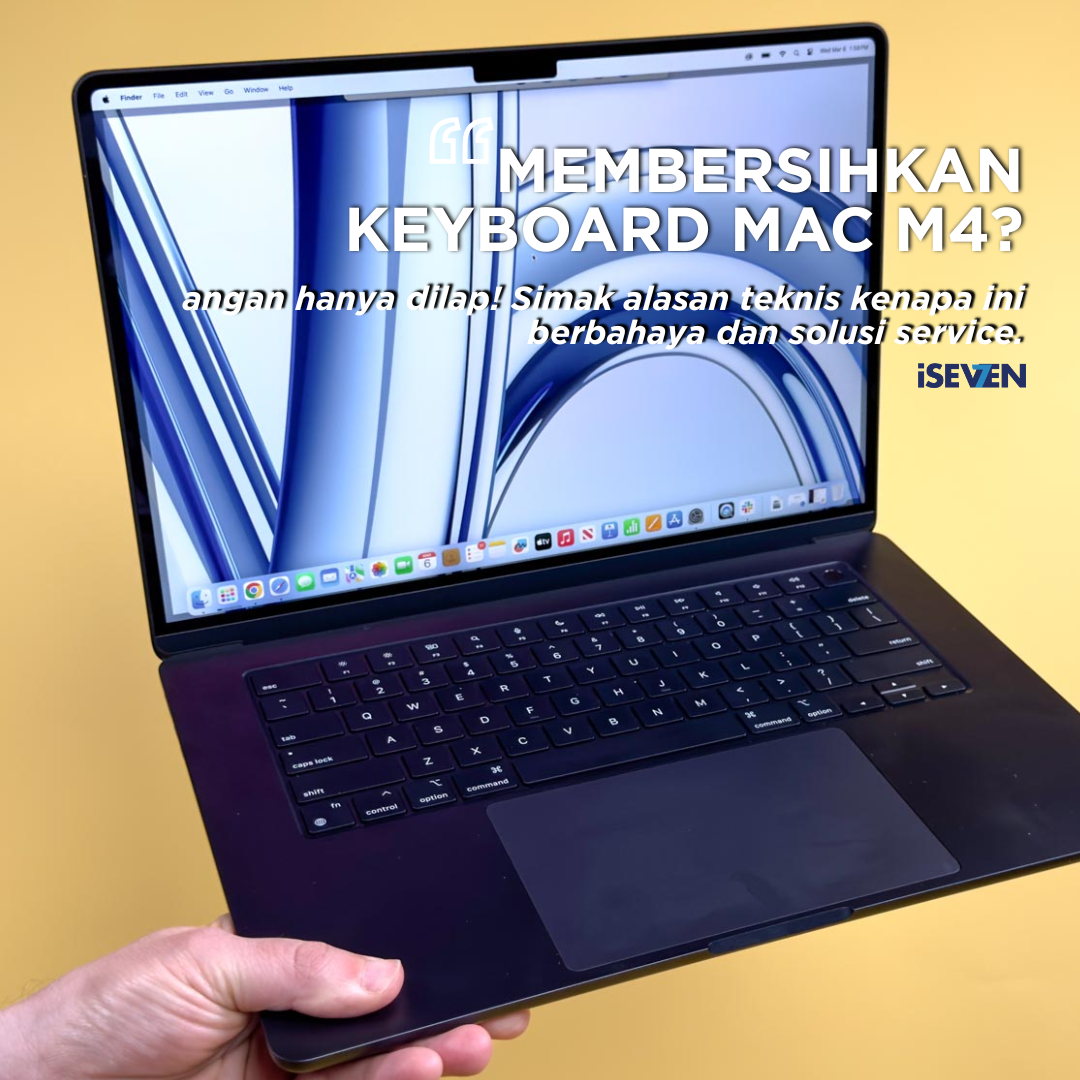 5 Alasan Kenapa Keyboard MacBook M4 Ketumpahan Air Gula Tidak Bisa Hanya Dibersihkan!