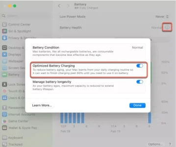 Aktifkan Fitur Optimized Battery Charging