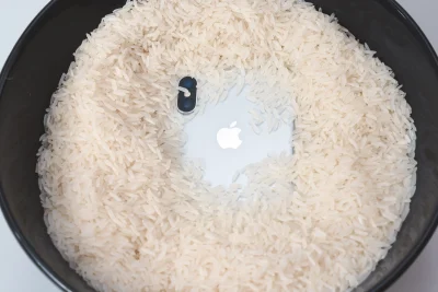 iPhone ditaro beras