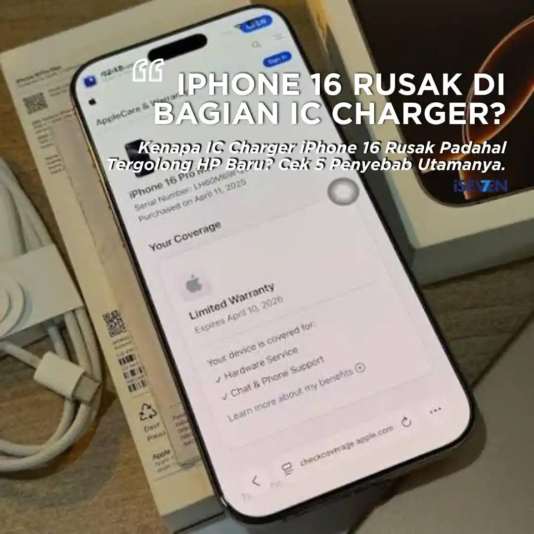 IC Charger iPhone 16 Rusak? Ini 5 Penyebab Fatal & Solusi Ampuh 2026!