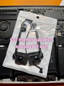 Komponen pengganti speaker baru dengan presisi OEM. Source: Lemon8