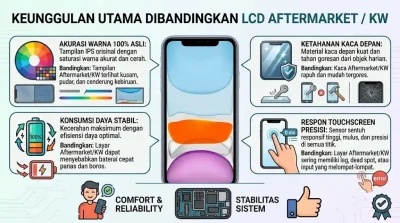 Kenapa Harus Ganti LCD iPhone 11 Original Copotan (Layar Tetap Bening!)